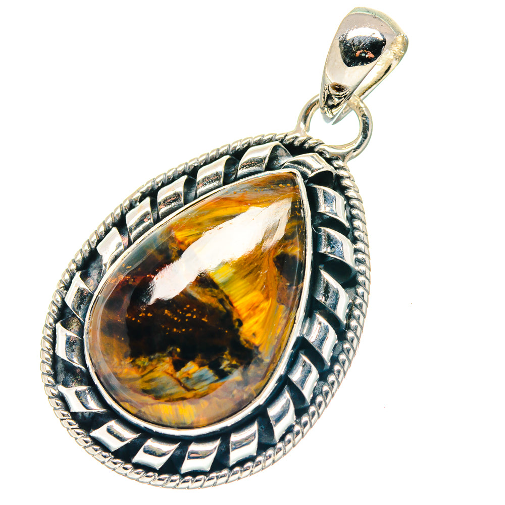 Pietersite Pendants handcrafted by Ana Silver Co - PD19282
