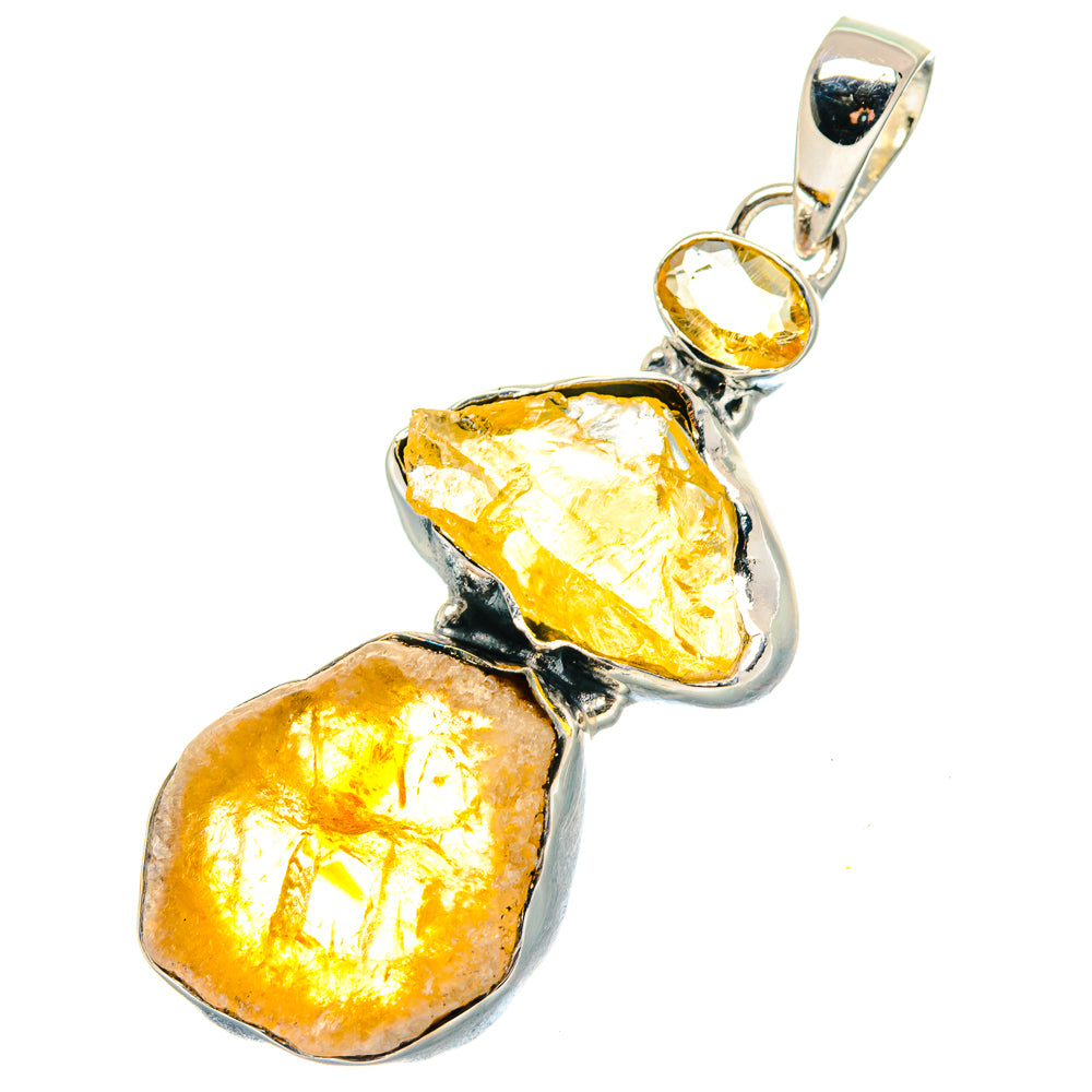 Citrine Pendants handcrafted by Ana Silver Co - PD19287 - Photo 2