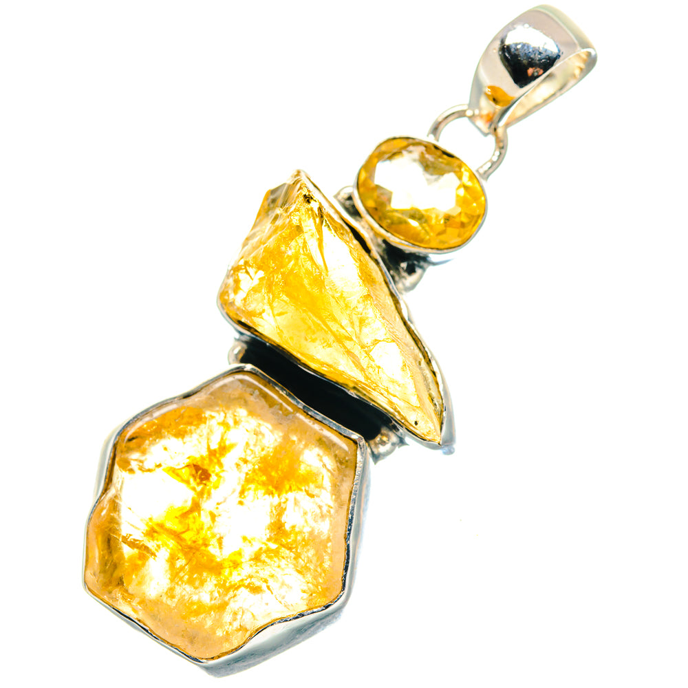 Citrine Pendants handcrafted by Ana Silver Co - PD19288