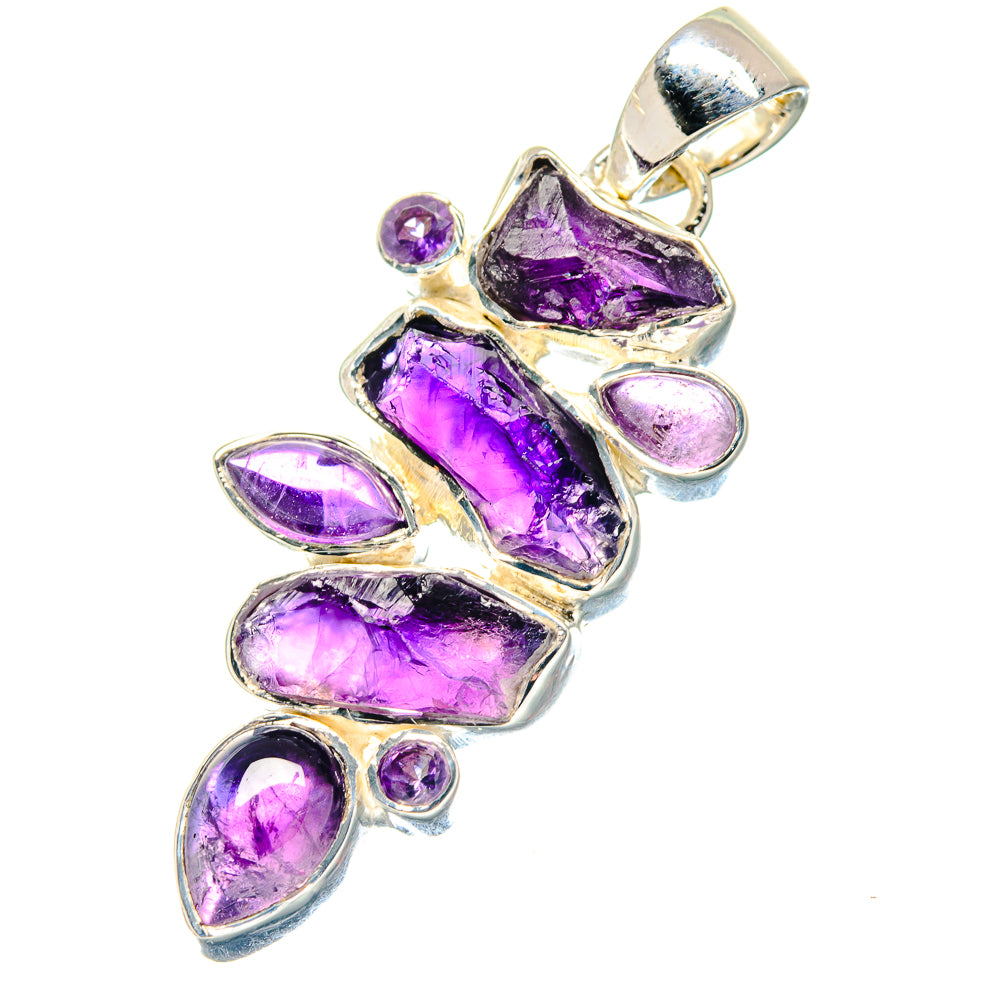 Amethyst Pendants handcrafted by Ana Silver Co - PD19305