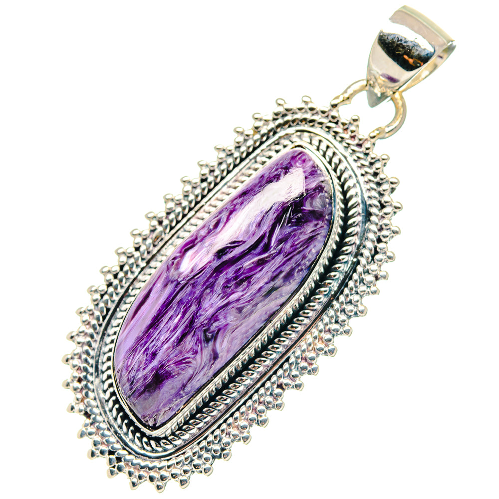 Charoite Pendants handcrafted by Ana Silver Co - PD19309