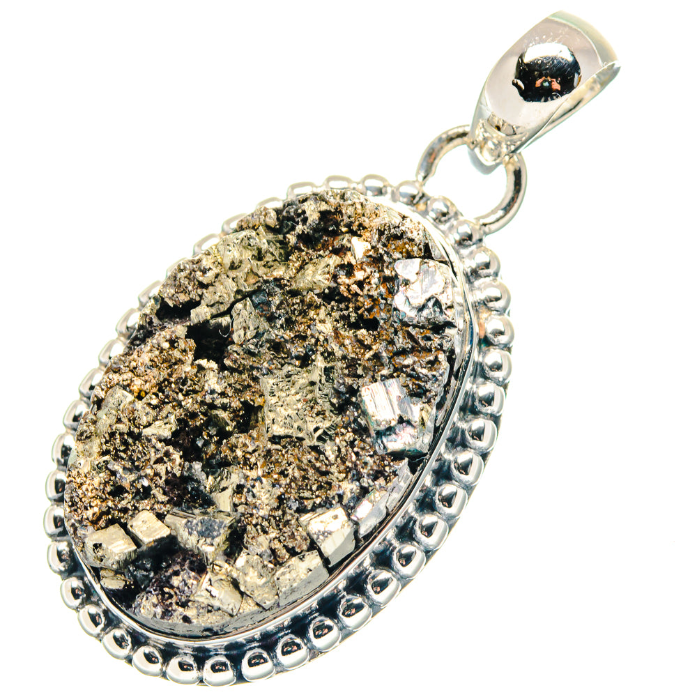 Pyrite Pendants handcrafted by Ana Silver Co - PD19310
