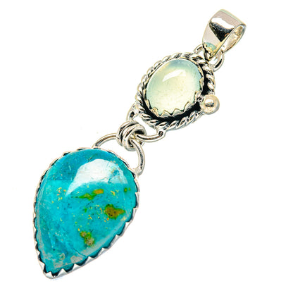 Chrysocolla Pendants handcrafted by Ana Silver Co - PD19331