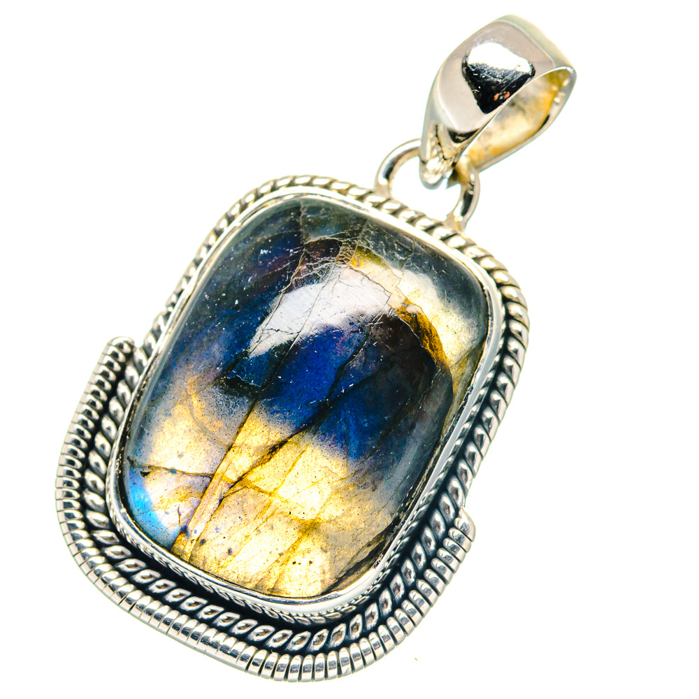 Labradorite Pendants handcrafted by Ana Silver Co - PD19333