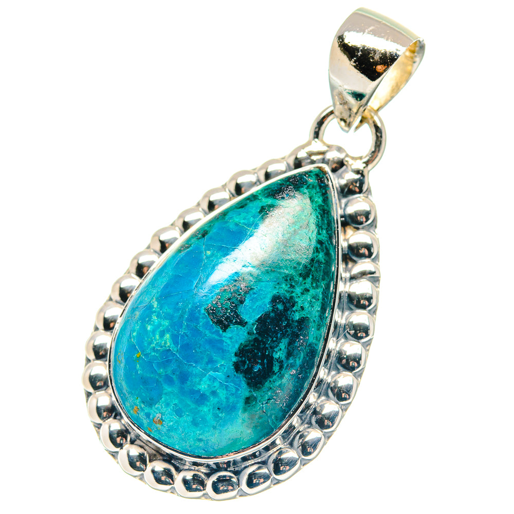 Chrysocolla Pendants handcrafted by Ana Silver Co - PD19335