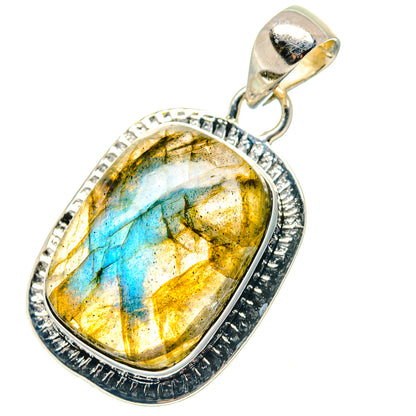 Labradorite Pendants handcrafted by Ana Silver Co - PD19342
