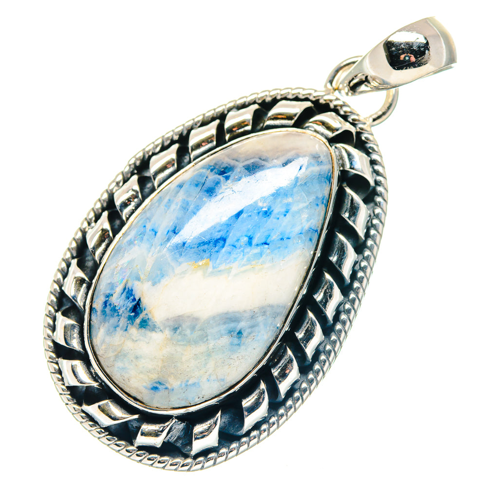 Blue Scheelite Pendants handcrafted by Ana Silver Co - PD19343