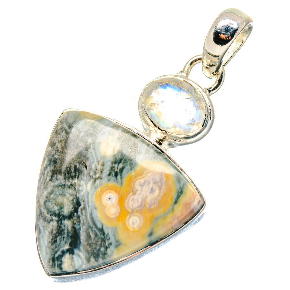 Ocean Jasper Pendants handcrafted by Ana Silver Co - PD19345