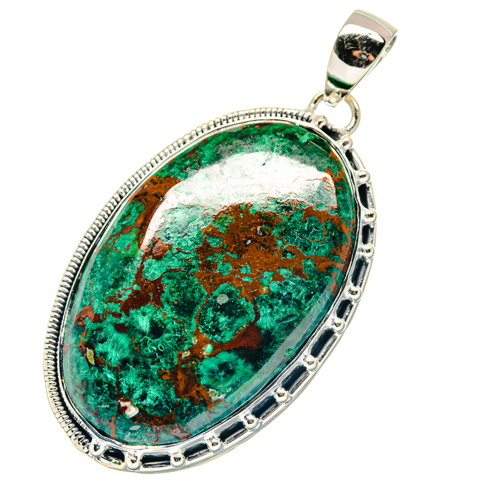 Chrysocolla Pendants handcrafted by Ana Silver Co - PD19350