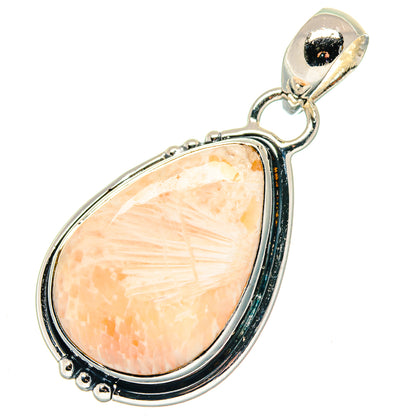 Scolecite Pendants handcrafted by Ana Silver Co - PD19368