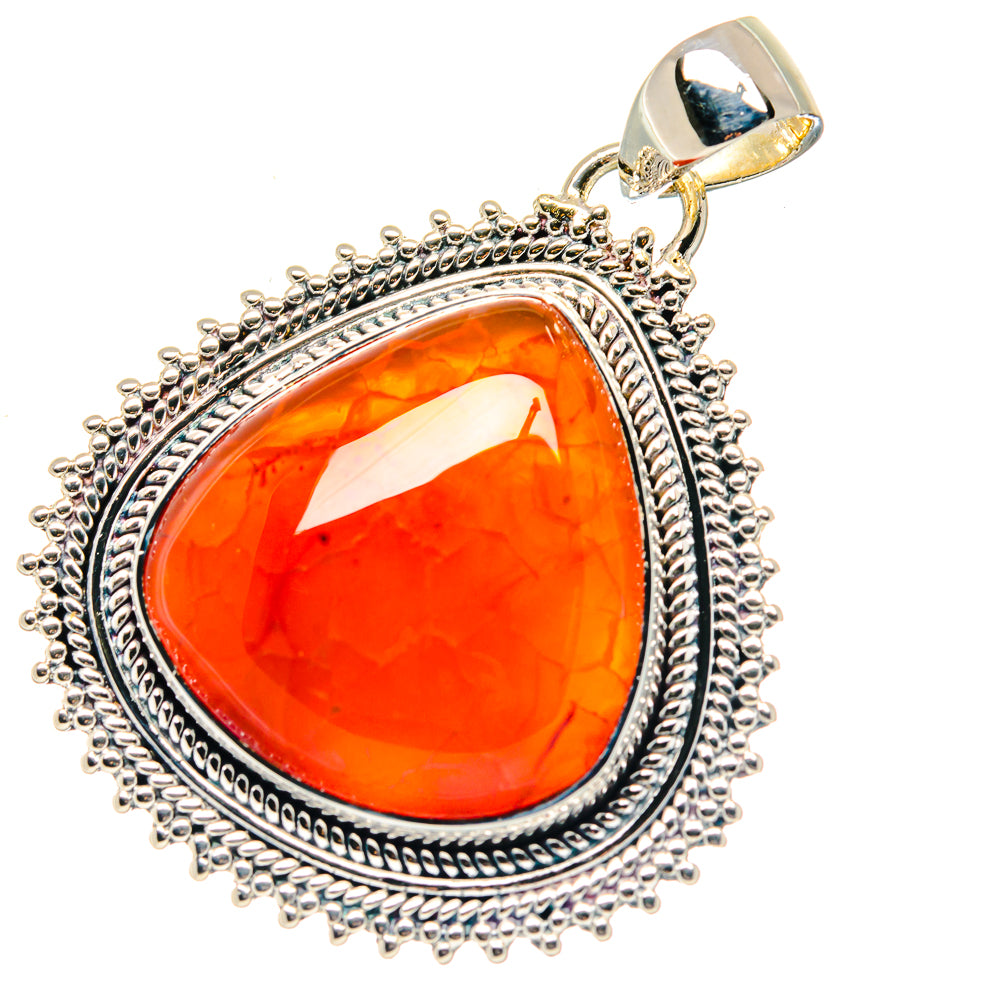 Carnelian Pendants handcrafted by Ana Silver Co - PD19369