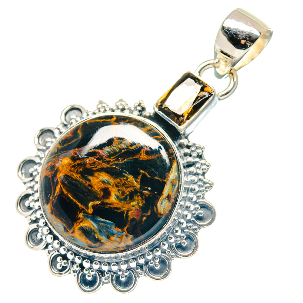 Azurite Pendants handcrafted by Ana Silver Co - PD19391