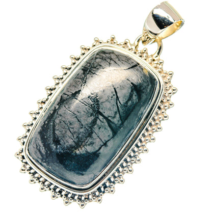 Pietersite, Citrine Pendants handcrafted by Ana Silver Co - PD19398 - Photo 2