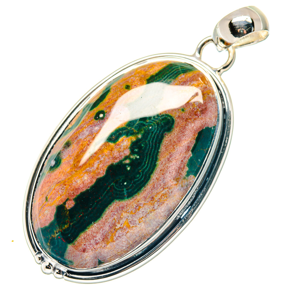 Blue Scheelite Pendants handcrafted by Ana Silver Co - PD19429