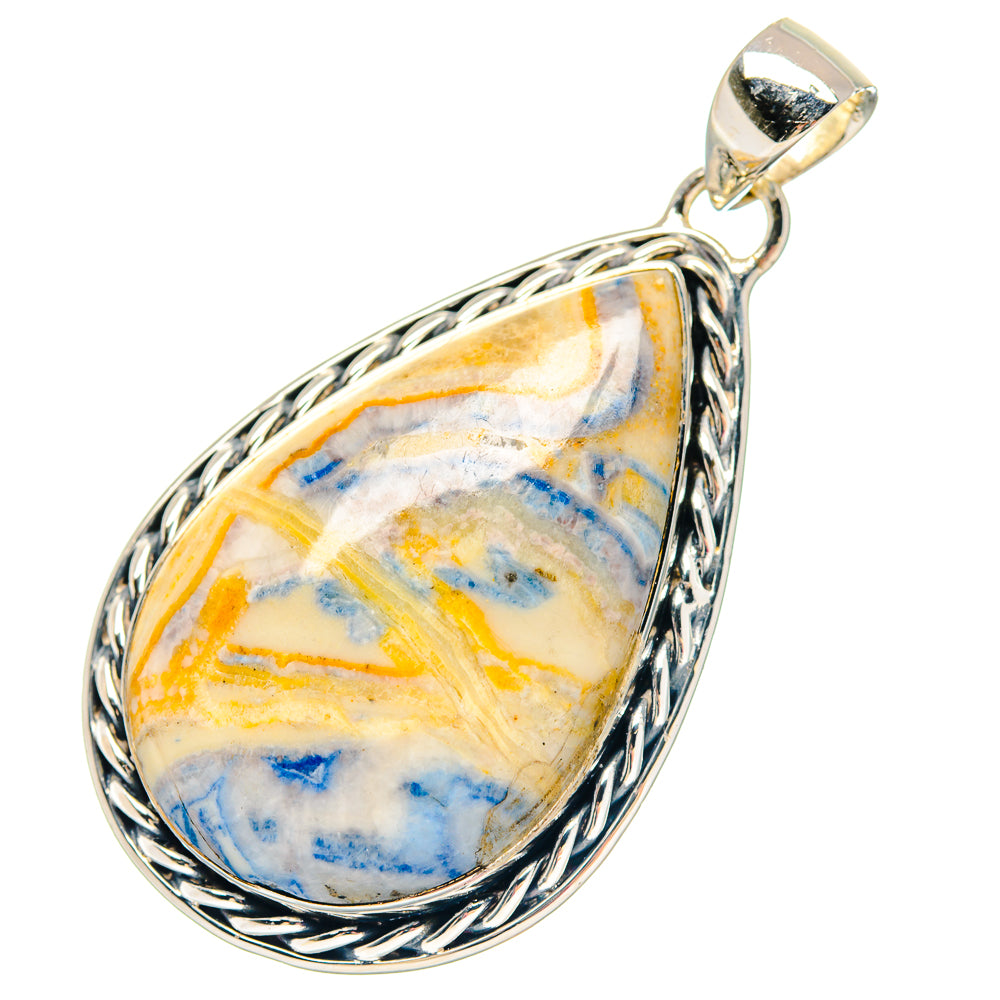 African Green Opal Pendants handcrafted by Ana Silver Co - PD19449