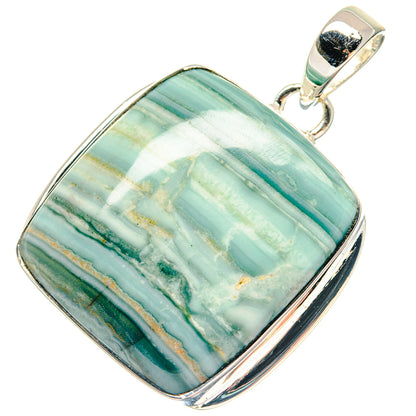 Dendritic Opal Pendants handcrafted by Ana Silver Co - PD19457