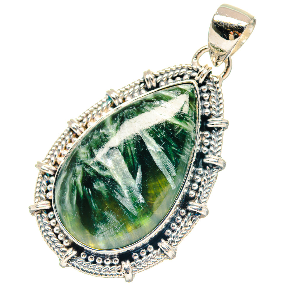 Larimar, Blue Topaz Pendants handcrafted by Ana Silver Co - PD19462