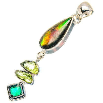 Ethiopian Opal Pendants handcrafted by Ana Silver Co - PD19466