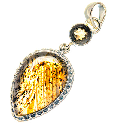 Black Onyx Pendants handcrafted by Ana Silver Co - PD19471 - Photo 2