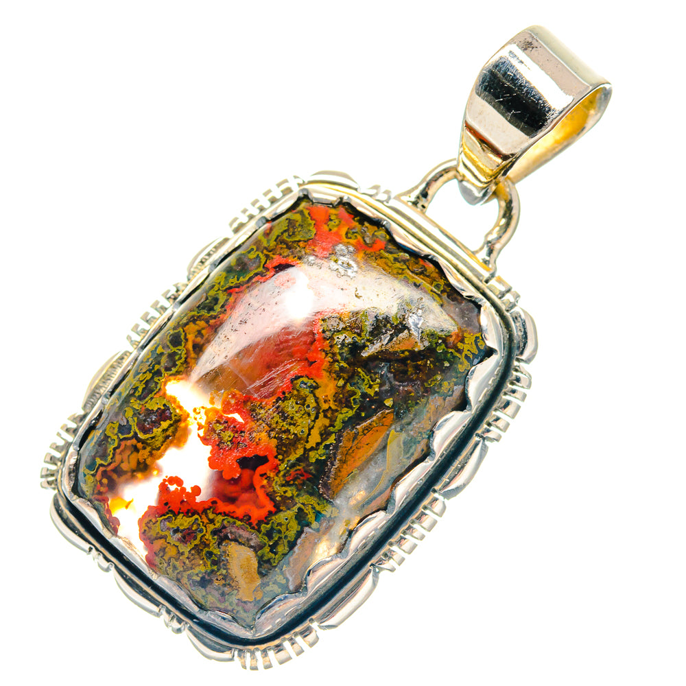 Coconut Geode Druzy, Carnelian, Garnet Pendants handcrafted by Ana Silver Co - PD19472