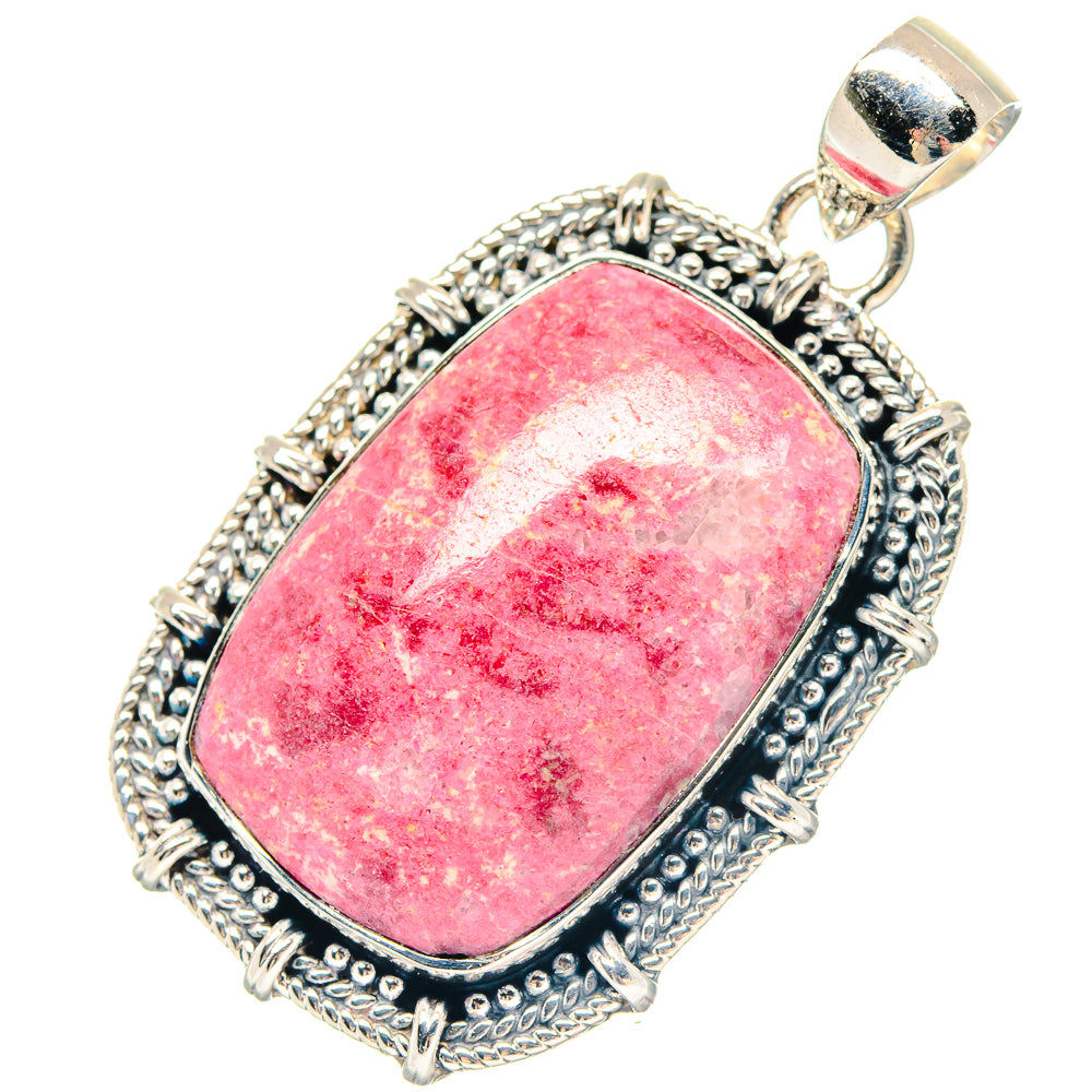 Black Tourmaline, White Quartz Pendants handcrafted by Ana Silver Co - PD19478 - Photo 2