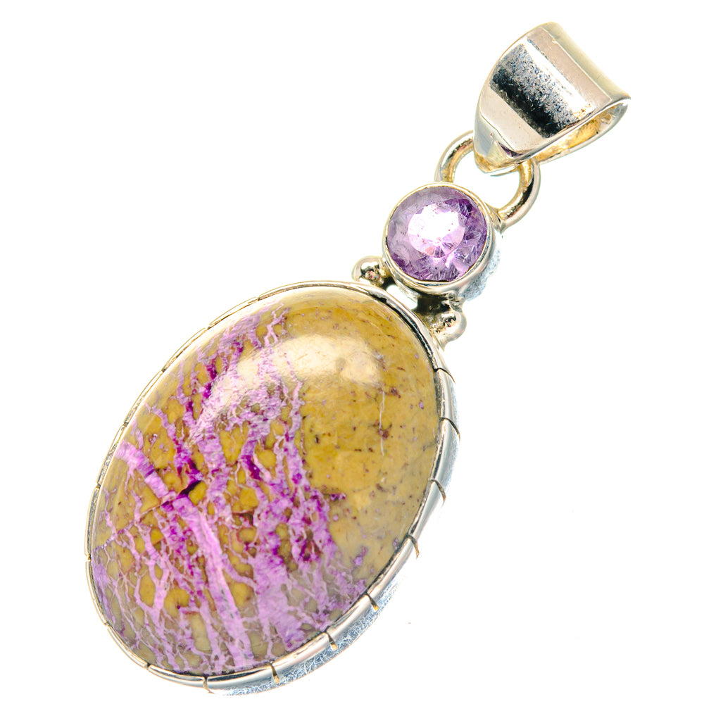 Mookaite, Citrine Pendants handcrafted by Ana Silver Co - PD19497
