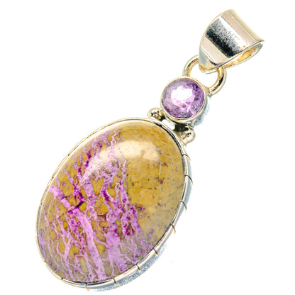 Mookaite, Citrine Pendants handcrafted by Ana Silver Co - PD19497