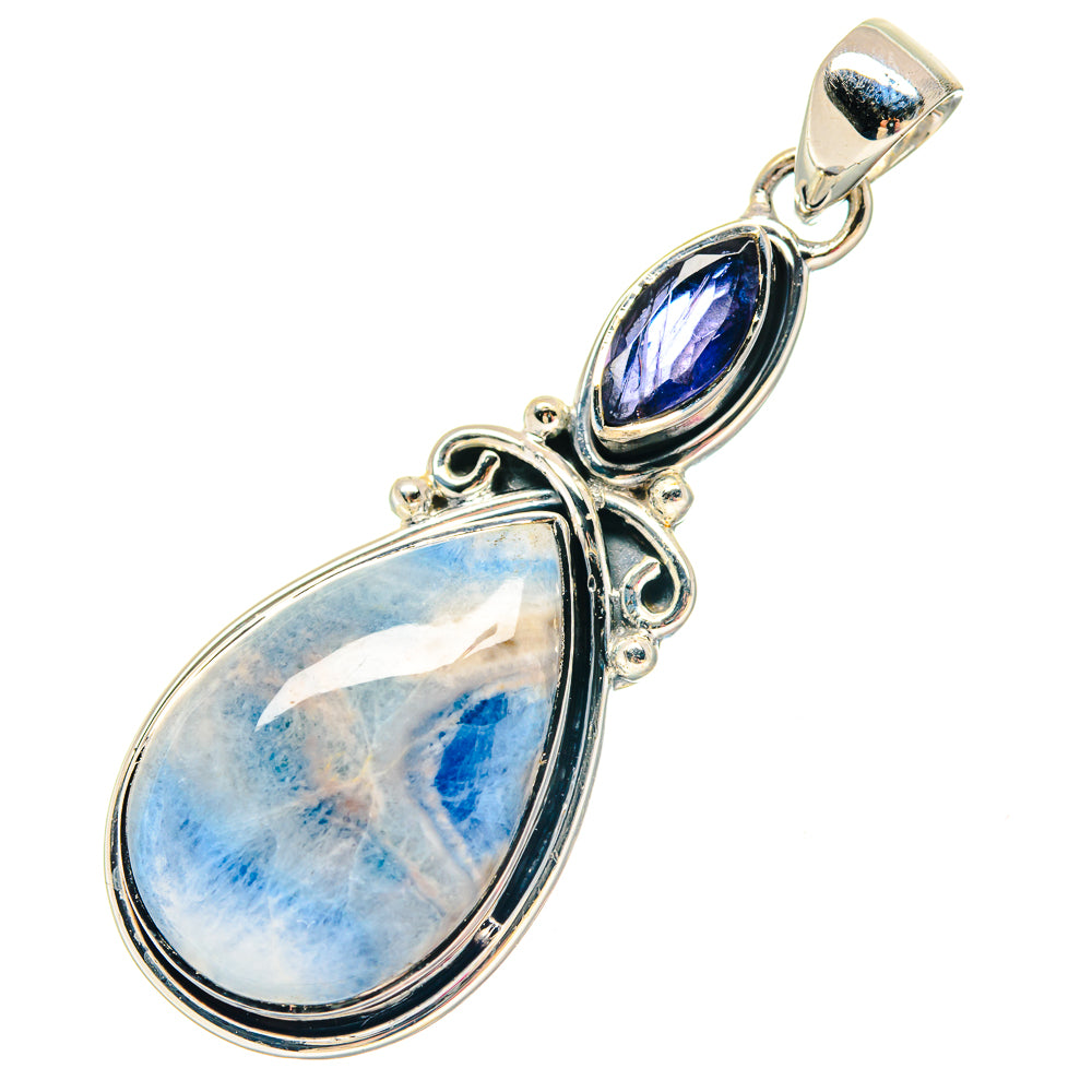 Azurite Pendants handcrafted by Ana Silver Co - PD19529