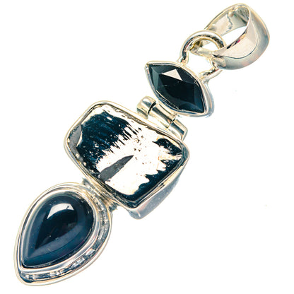Septarian Nodule Pendants handcrafted by Ana Silver Co - PD19583 - Photo 2