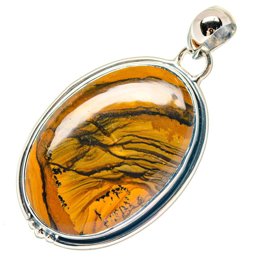 Rainbow Moonstone Pendants handcrafted by Ana Silver Co - PD19630