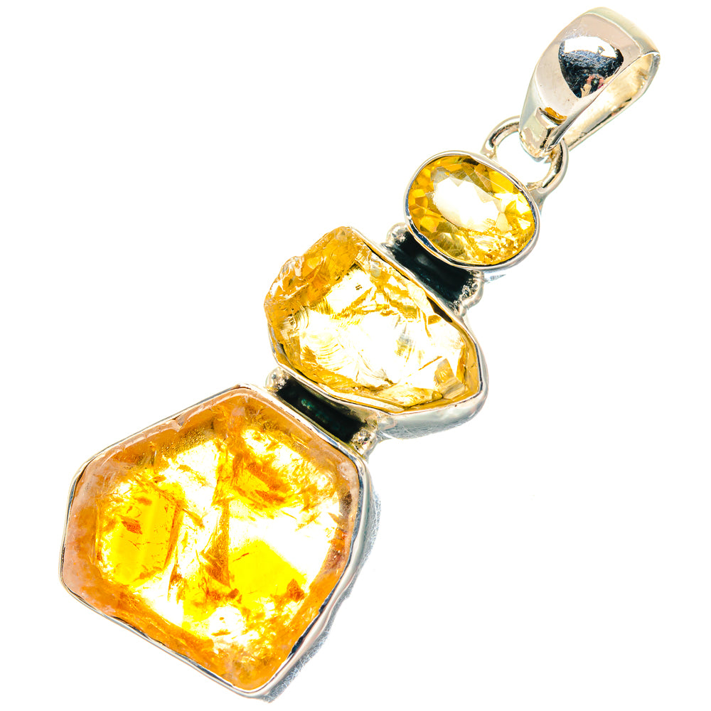 Citrine Pendants handcrafted by Ana Silver Co - PD19636