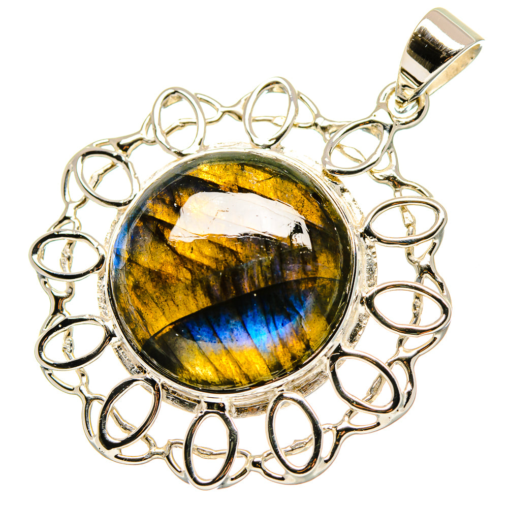 Labradorite Pendants handcrafted by Ana Silver Co - PD19649
