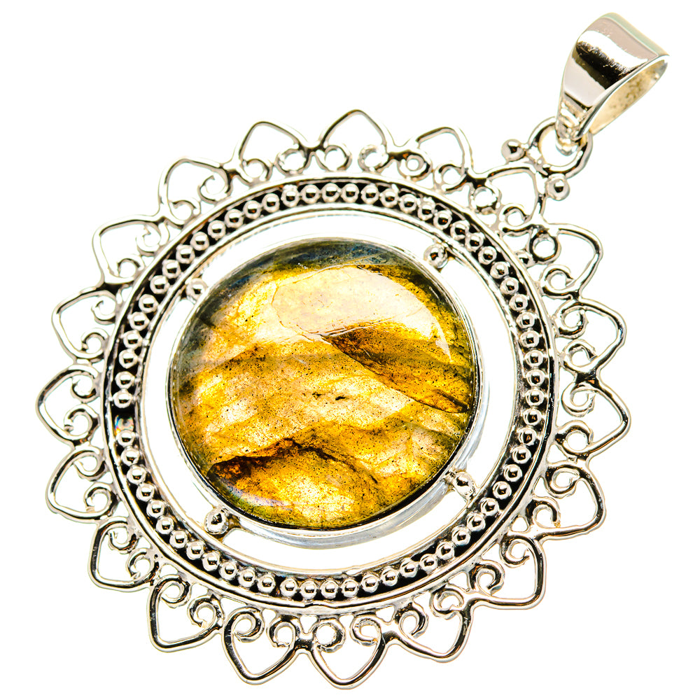 Labradorite Pendants handcrafted by Ana Silver Co - PD19650