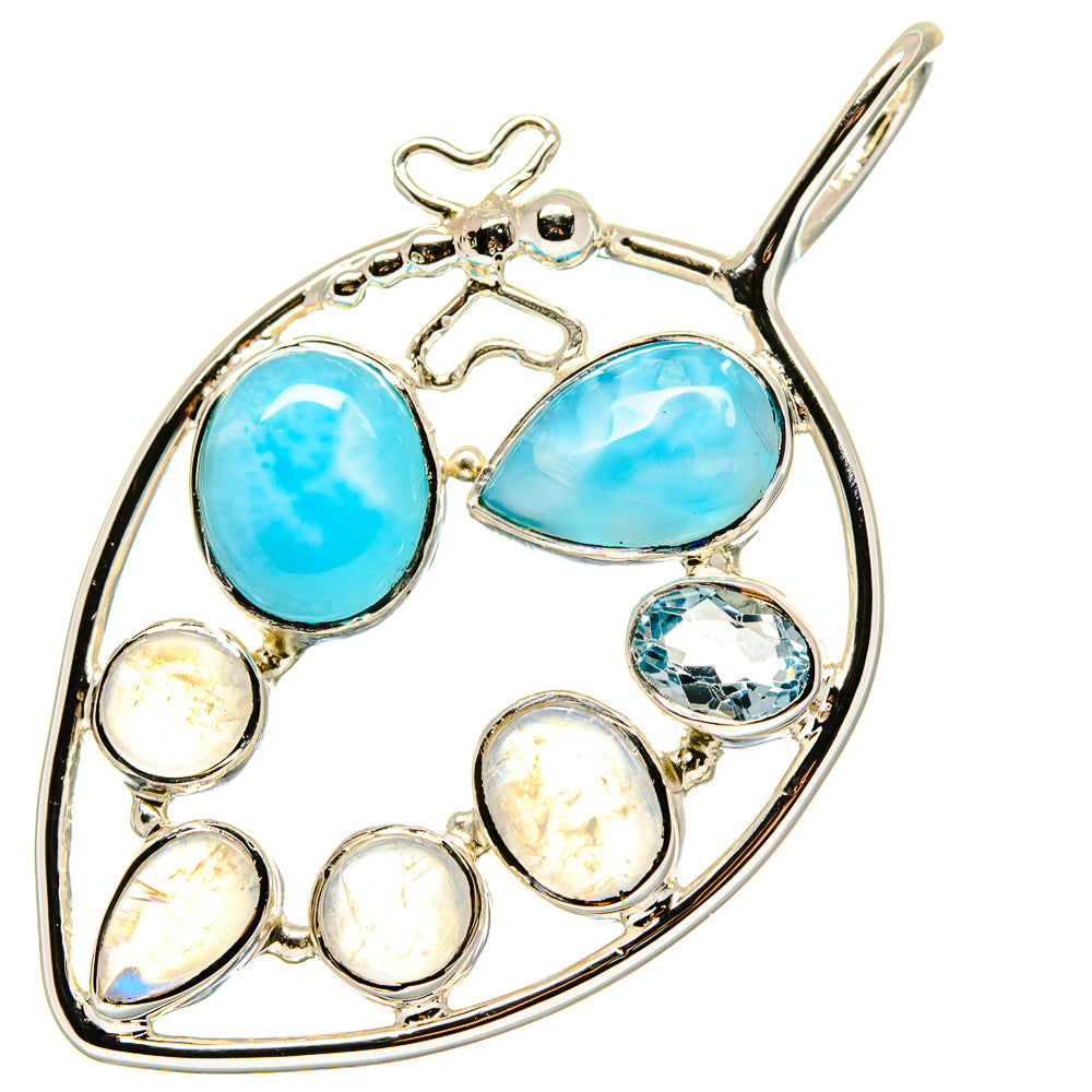 Larimar Pendants handcrafted by Ana Silver Co - PD19653