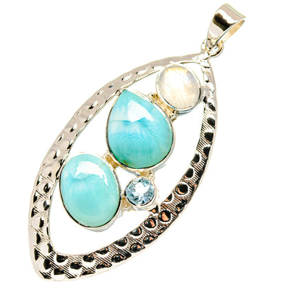 Larimar Pendants handcrafted by Ana Silver Co - PD19655