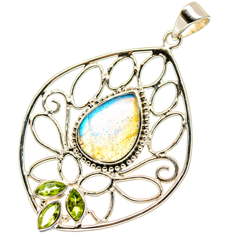 Labradorite Pendants handcrafted by Ana Silver Co - PD19660