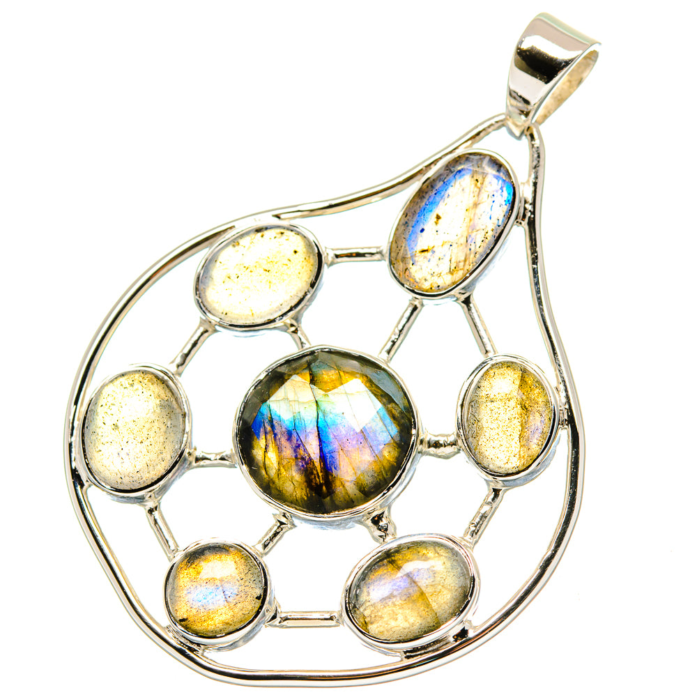 Labradorite Pendants handcrafted by Ana Silver Co - PD19662