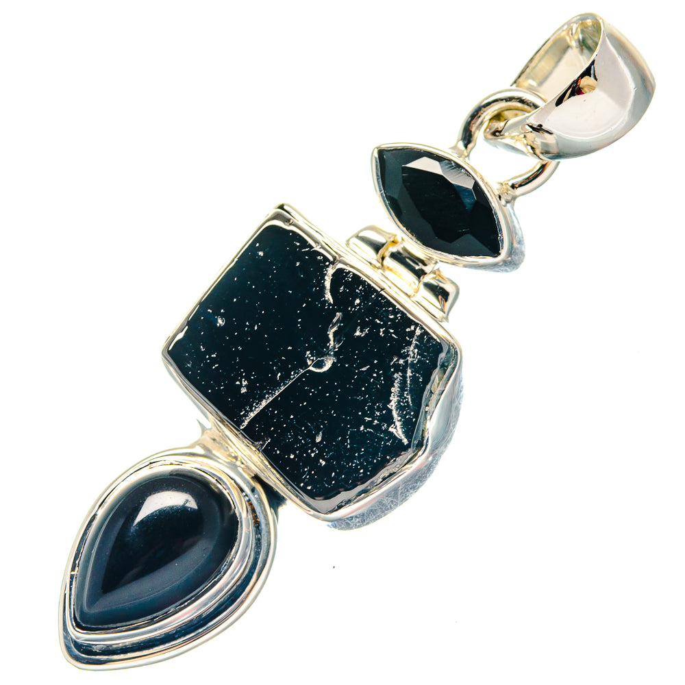 Black Onyx Pendants handcrafted by Ana Silver Co - PD19686