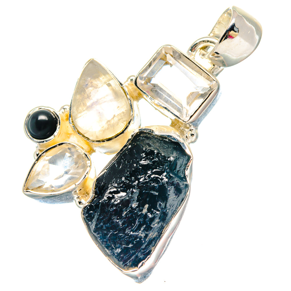 Black Tourmaline Pendants handcrafted by Ana Silver Co - PD19687