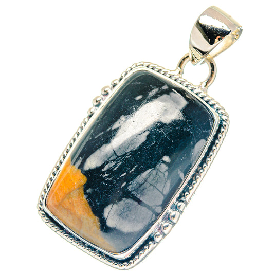 Picasso Jasper Pendants handcrafted by Ana Silver Co - PD19691