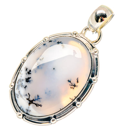 Dendritic Opal Pendants handcrafted by Ana Silver Co - PD19695