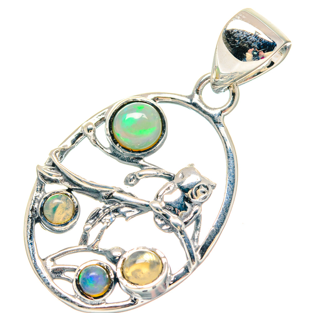 Ethiopian Opal Pendants handcrafted by Ana Silver Co - PD19701