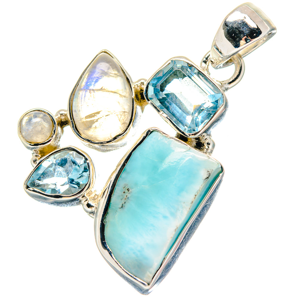Larimar Pendants handcrafted by Ana Silver Co - PD19710