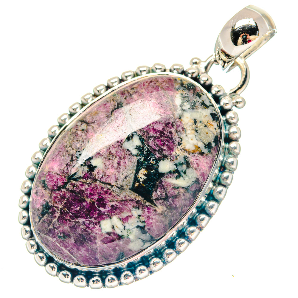 Russian Eudialyte Pendants handcrafted by Ana Silver Co - PD19723