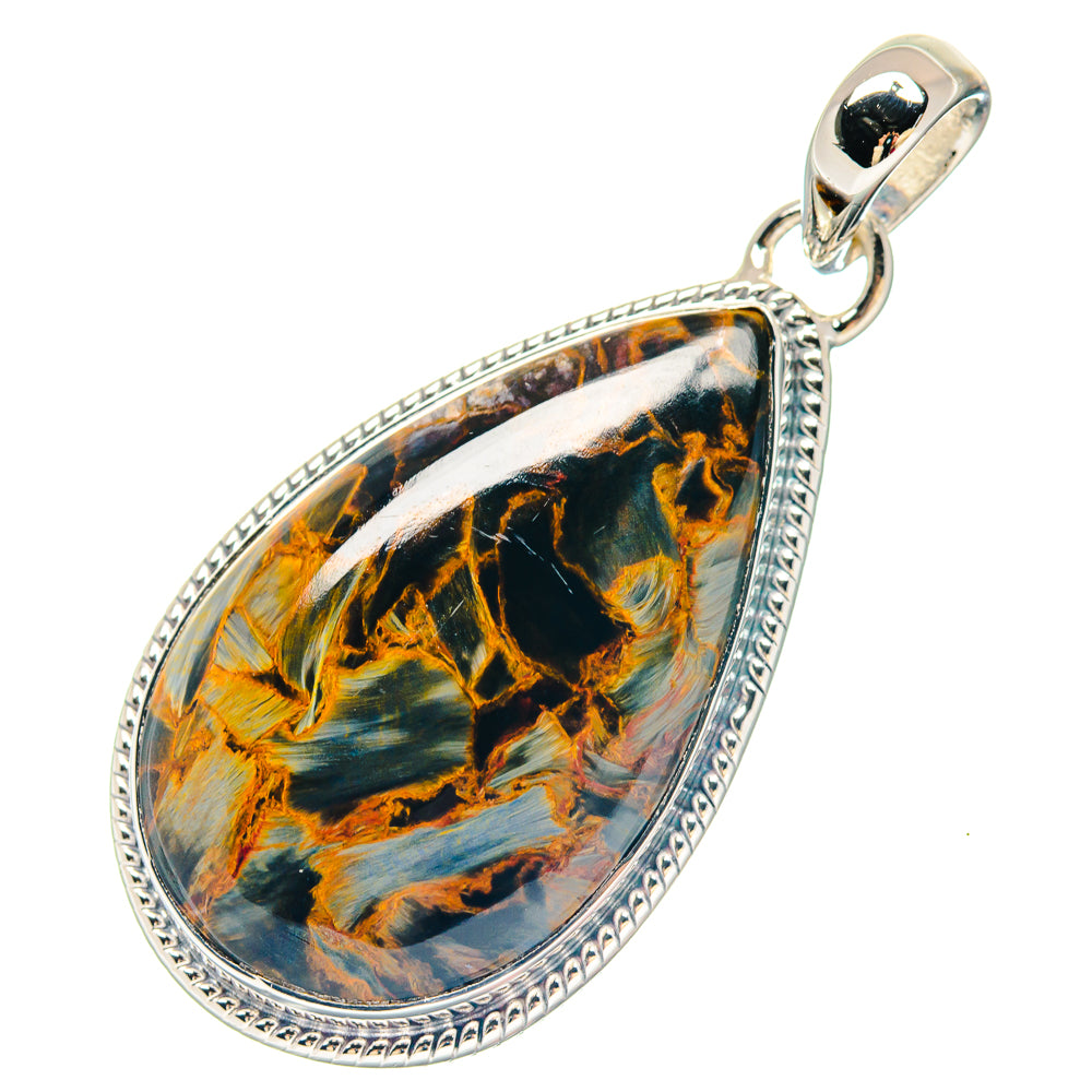 Pietersite Pendants handcrafted by Ana Silver Co - PD19727