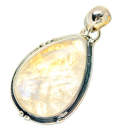 Rainbow Moonstone Pendants handcrafted by Ana Silver Co - PD19733
