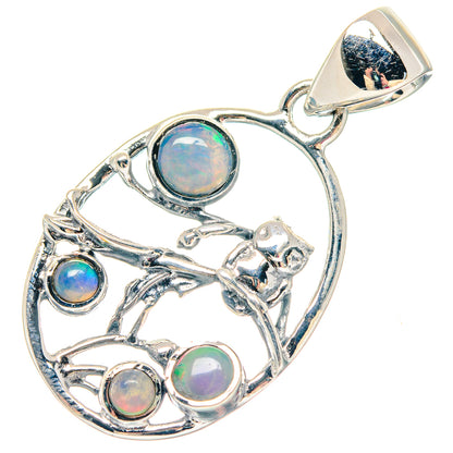 Ethiopian Opal Pendants handcrafted by Ana Silver Co - PD19737