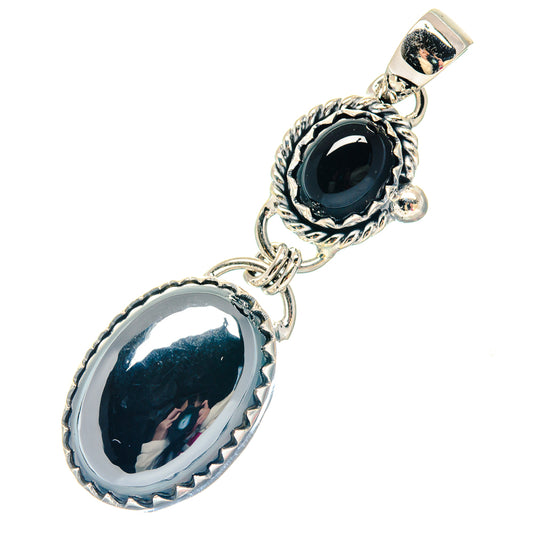 Hematite Pendants handcrafted by Ana Silver Co - PD19738