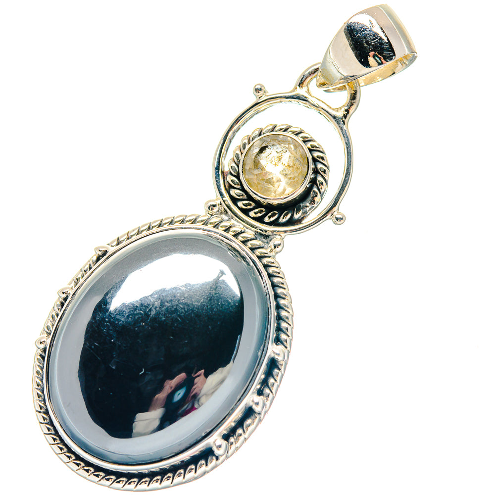 Hematite Pendants handcrafted by Ana Silver Co - PD19739