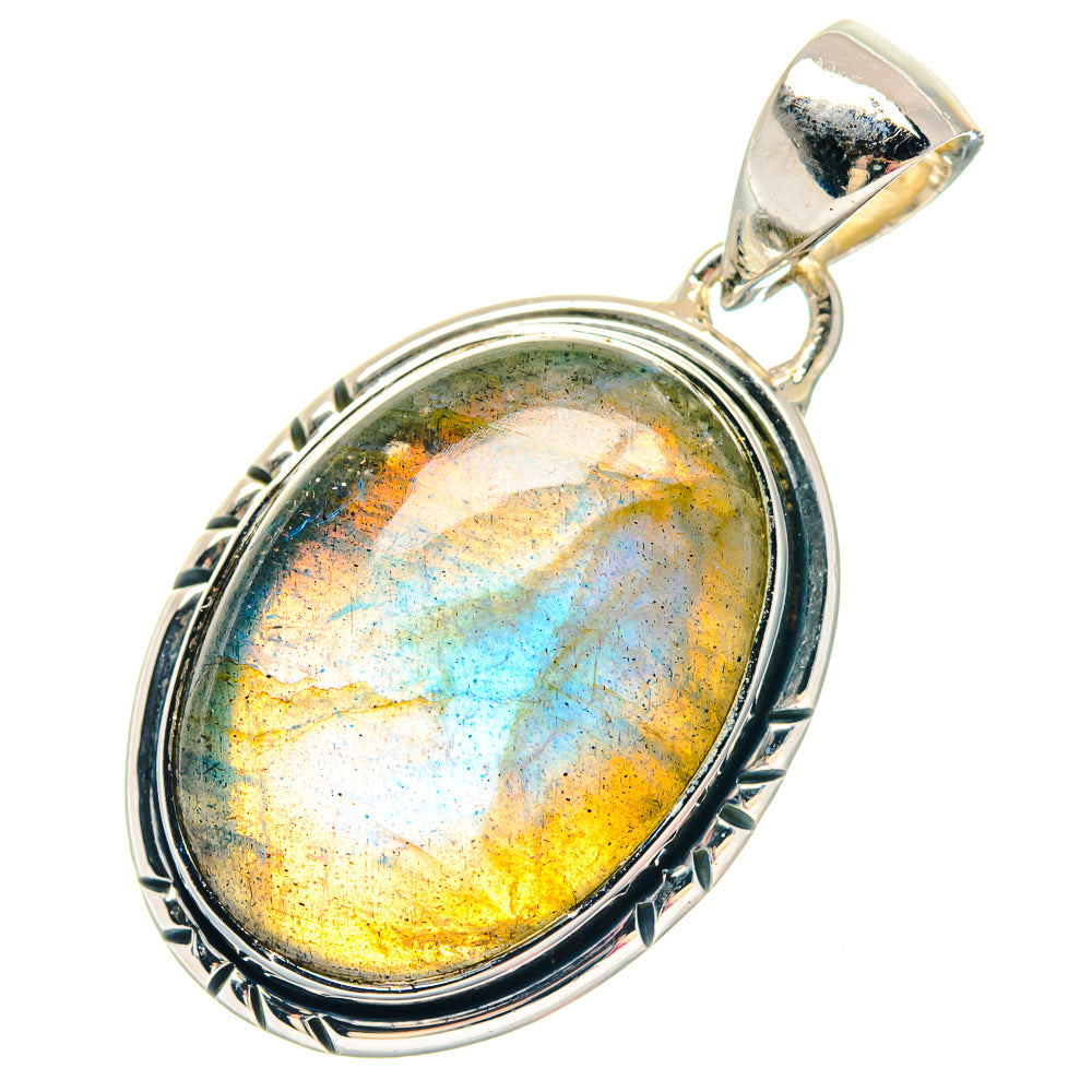 Labradorite Pendants handcrafted by Ana Silver Co - PD19743